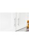 Stainless Steel T-Bar Cabinet Handles, 12 cm Length, 2.5 cm Projection, Modern Style, Silver, Set of - 3