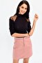 Women's Black Lace Detailed Soft Textured Long Sleeve Blouse, Solid Cut - 2