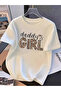Daddy's Girl Printed T-Shirt for Girls