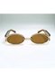 Vintage Oval Leopard Unisex Sunglasses - 4