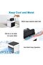 Portable Air Conditioner, USB Air Cooler with 3-speed, Personal Air Conditioner with LED Light, Evap - 8
