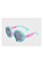 Atom Printed Full Rim Sunglasses Green/Pink K105-3