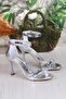 1100 Arena Patent Leather Stylish Elegant Single Strap Thin Heeled Women's Shoes - 5