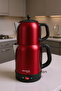 Fresco 2-in-1 Stainless Steel Tea Maker & Water Heater Kettle Red