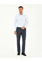 Light Blue Slim Fit Long Sleeve Shirt 50282965-Vr003 - 4