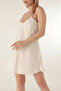 Thin Strap Mini Satin Nightdress - Comfortable, Dowry - 2