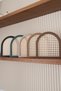 Hazeran |   Book Holder |   Bookshelf Decoration |   Set of 2 |   12.5X13X7 cm - 8