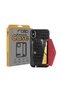 Husa pentru iPhone XR, Multifunction, TPU+Piele , Negru - 4