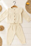 0-2 Years 100% Cotton Silver Thread Transitional Sequin Bomber Cut Top Bottom Baby Girl Kids 2-Piece Set 2003 - 2