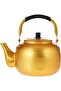 Gold Tea Kettle 1L by Ideal Pack - Elegant and Practical for Boiling Water