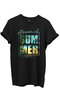 Dream of Summer Written Palm and Seaside Themed 100% Cotton Regular Fit Unisex T-Shirt
