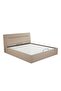 Hendrix 180x200 King Bed with Hydraulic storage - Taupe L225xW196xH103cm - 4