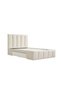 Vista 120x200 Teen Single Bed with Drawers - Light Beige L220xW131xH111cm - 3