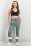 Women Slim Fit Fitness And Training Colorblock Pants, Slate Grey - 3