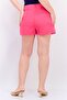 Women Solid Basic Shorts, Fuchsia - 2