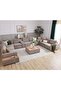Odum 2 Seater Fabric Sofa with Left Arm - Brown L184xW99xH90cm - 6