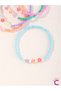 5-Piece Combination Pearl, Stone and Flower Young Girl's Bead Anklet - Sea Jewelry Beach Jewelry Bracelet - 5