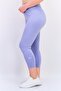 Women Dri Fit Brand Logo Training Crop Tights, Light Lavender - 2