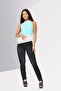 Women Regular Fit Solid Stretchable Jeans, Black - 2