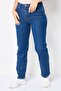 Women Straight Fit Washed Stretchable Denim Jeans, Blue