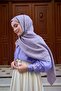 Monogram Cotton Silk Shawl 461001-17 - 4
