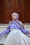 Monogram Cotton Silk Shawl 461001-17 - 3
