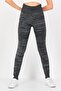 Women Sportswear Fit Pull On Training Leggings, Multicolor