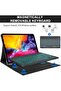 iPad Pro 12.9 Case with Keyboard - Wireless Detachable, 7 Color Backlit, Pencil Holder, Soft - 5
