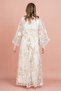 Modern Floral Fusion Abaya - 4