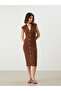 Nevavm Textured Shirred Shirt Dress with a Difference - 2