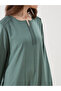 Nevavm with Difference Lcw Grace Khaki Lace Detailed A-Line Linen Blend Dress - S5M274Z8-Yfh - 2