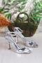 1648 Arena Skin Stylish Elegant Single Strap Thin Heeled Ankle Strap Women's Shoes - 5