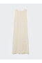 Esvab • Modern & Distinctive Zero Roba Collar Openwork Women's Knitwear Dress - 7