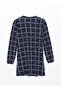 Lcw Gracenavy Blue Tie Neck Patterned Women's Tunic - 7