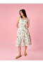Floral Bow Women's Midi Dress - 2