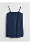 Trendlucky Square Neck 100% Linen Mini Strap Jumpsuit Dress with a Difference - 5