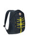 Navy Blue Backpack with Rope Detail 25719 - 2