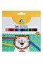 24 Colors Dry Paint Adel 35X50 cm Ring Binder Spral Picture Notebook Dough Eraser Pencil Sharpener 15 Sheets Picture De - 2