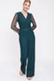 V-Neck Glitter Jumpsuit Abt36918 - 2