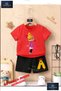 Children's Unisex “Alvin Chipmunk Girl Single“ Special Printed Crew Neck T-Shirt - Shorts Set