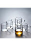 Glass 6 Pieces Glass Coffee and Tea Cup 6 Pieces Espresso Cup Heat Resistant