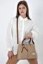 Women's 3 Compartment Long Cross Strap Shoulder & Hand Bag (32X24 cm) - 5