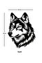 Car Sticker Wolf Design Sticker Quality and Finest Detail Design - 2