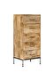 Chest of Drawers 45x35x106 cm Solid Mango Wood