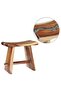 Stool Solid Suar Wood and Polyresin