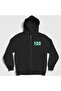 Unisex Black Cho Hyun Ju 120 Squid Game Zipper Hooded Sweatshirt 564947Tt