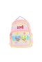 Kids Glitter Heart and Flower Detailed Girl's Four Compartment School Bag - L5213 - 2