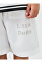 Contrast Tipping Waffle Knit T-Shirt and Shorts Set - 4