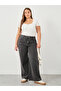 Plus White Fitted T-Shirt with Square Neck - 3