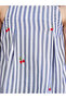Striped Ruffled Top and Culottes Set - 3